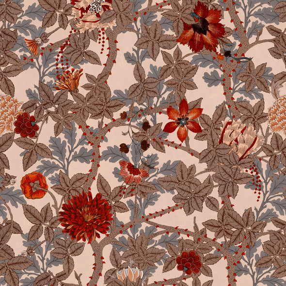 The Flowering II Wallpaper Sample Swatch