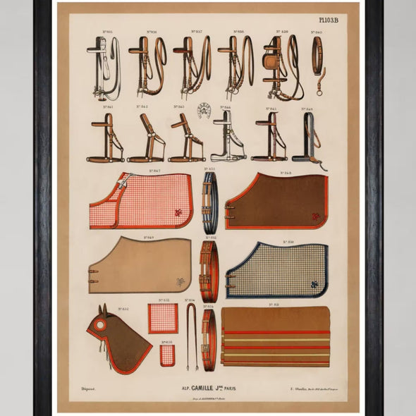The Riding Equipment II Framed Art