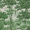Toile Carpa Thians Wallpaper Sample Swatch  option Evergreen Sample