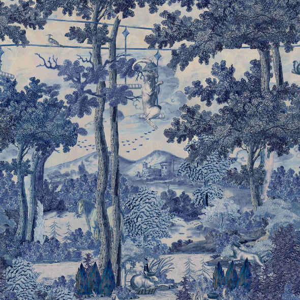 Toile Du Carpathians Wallpaper Sample Swatch