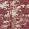 Toile Du Carpathians Wallpaper Sample Swatch  option Ruby Sample