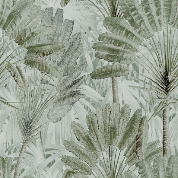 Traveller's Palm Wallpaper Sample Swatch