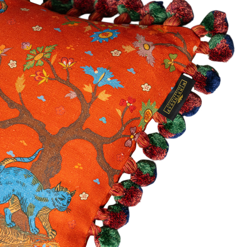 Tree of Life Coral Pillow