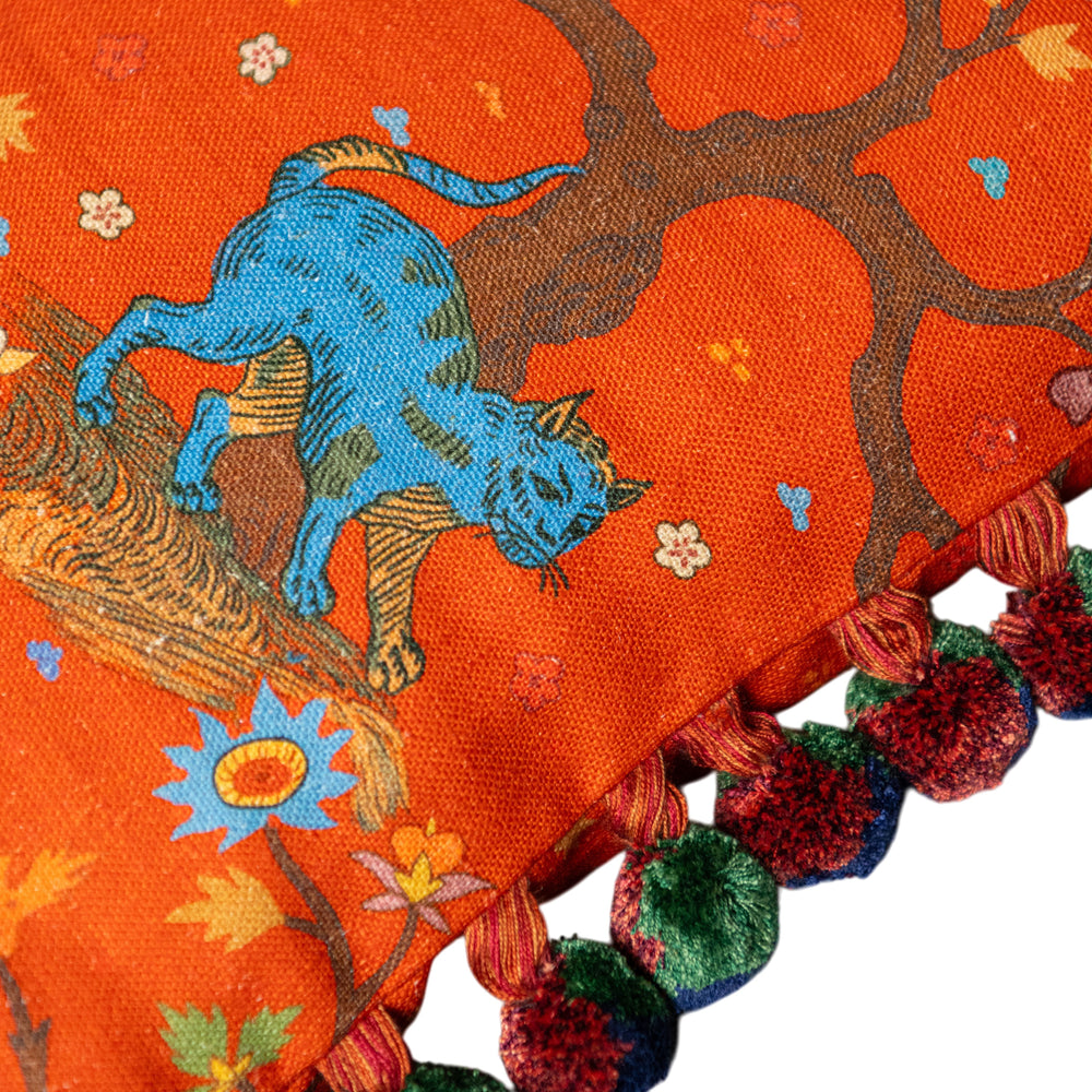 Tree of Life Coral Pillow