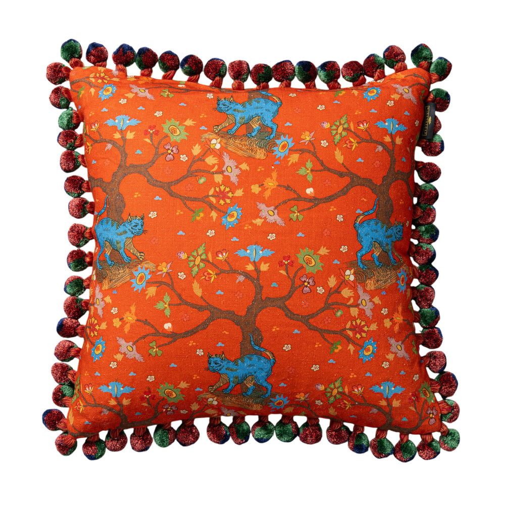 Tree of Life Coral Pillow
