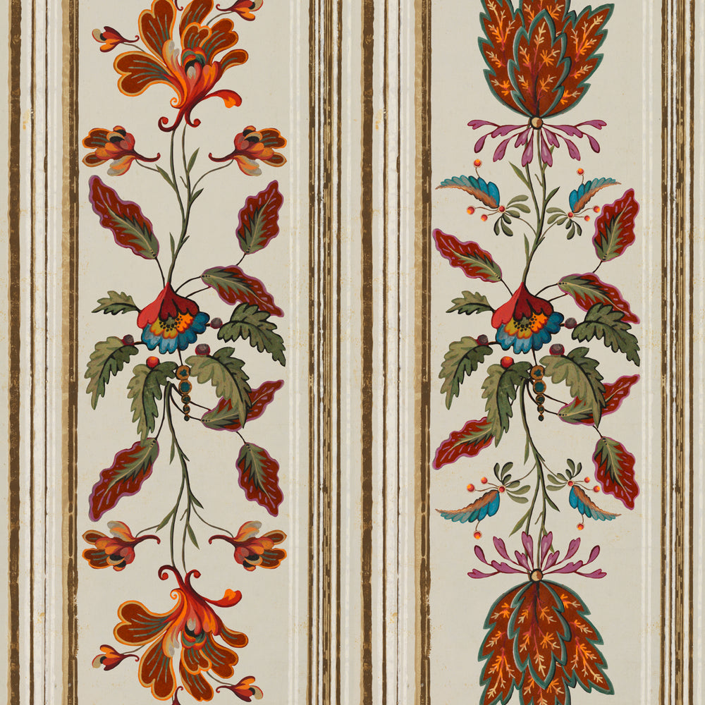 Tyrolean Panel Wallpaper Sample Swatch
