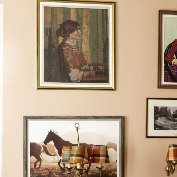 Woman Seating by Harold Gilman Framed Art
