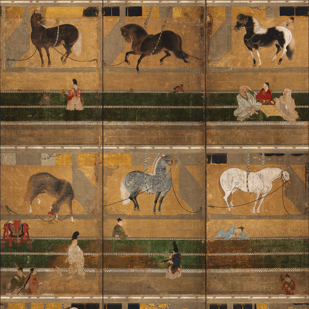 Horse Stable Wallpaper