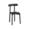 Bice Dining Chair  option Stained Black