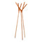 Game Of Trust Coat Stand  option Lacquered Mattone