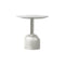 Illo Side Table  option Palladio Doge / Lacquered Bianco / Lacquered Bianco