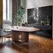 Juice Oval Dining Table  option Canaletto Walnut / Canaletto Walnut