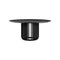 Juice Round Dining Table  option Black Ash