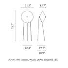 Rificolona LED Floor Lamp