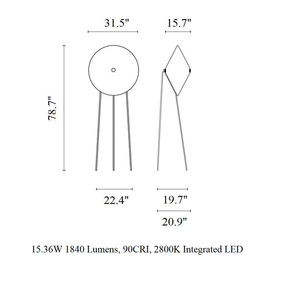 Rificolona LED Floor Lamp
