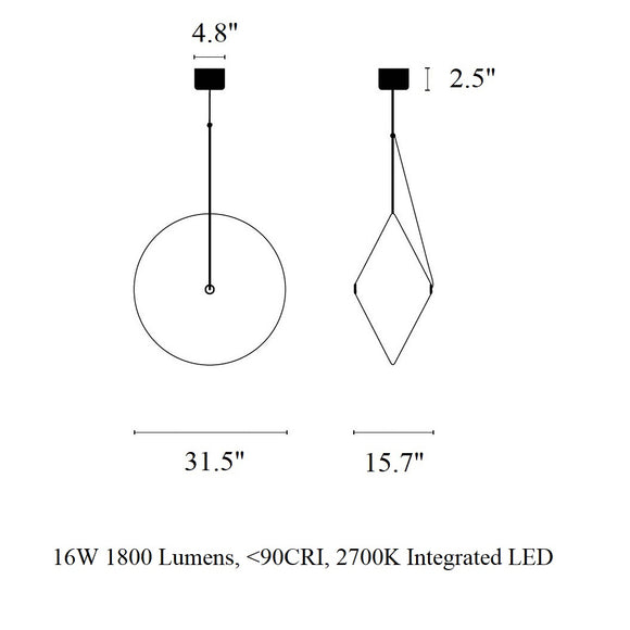 Rificolona LED Pendant Light