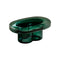Soda Oval Coffee Table  option Petrol Green