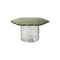 Striche Coffee Table  option Menta Cast Glass / Cristallo Water Blown Glass