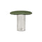 Striche Side Table  option Menta Cast Glass / Cristallo Water Blown Glass