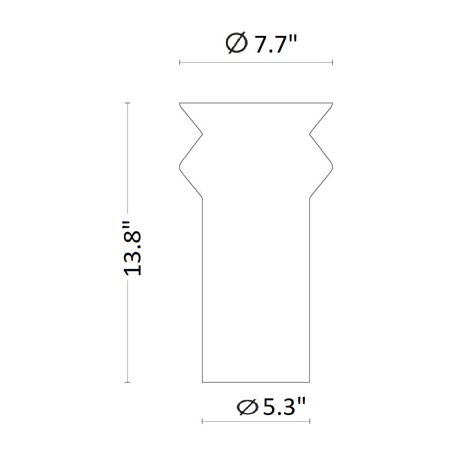 Zivaso Outdoor Vase