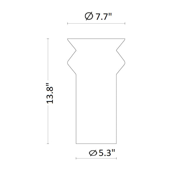 Zivaso Outdoor Vase