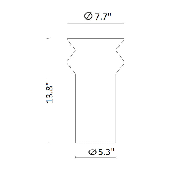 Zivaso Outdoor Vase