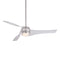Artemis LED Ceiling Fan  option Translucent / Brushed Nickel