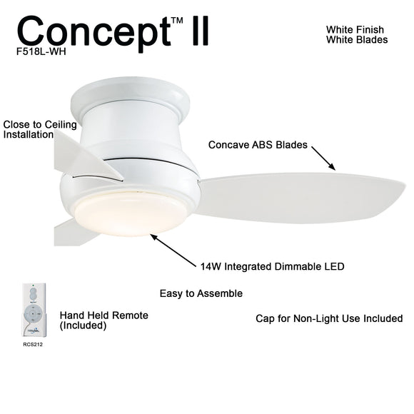 Concept II LED Ceiling Fan