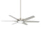 Deco Outdoor LED Ceiling Fan  option Brushed Nickel Wet