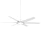 Deco Outdoor LED Ceiling Fan  option Flat White