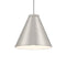 Vantage Conical Pendant Light  option Brushed Nickel
