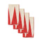 Backgammon Embroidered Linen Napkin (Set of 4)  option Red