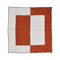Bauhaus Embroidered Linen Napkin (Set of 4)  option Red