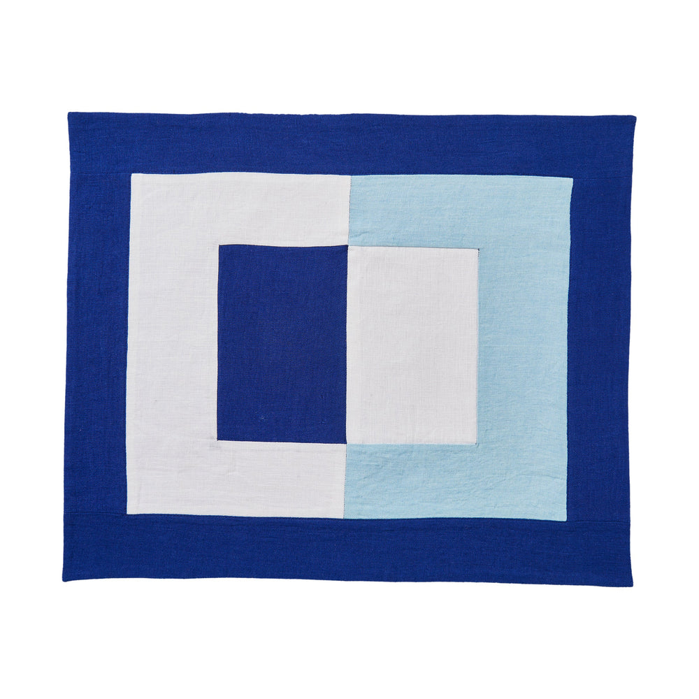 Bauhaus Embroidered Linen Placemat (Set of 4)