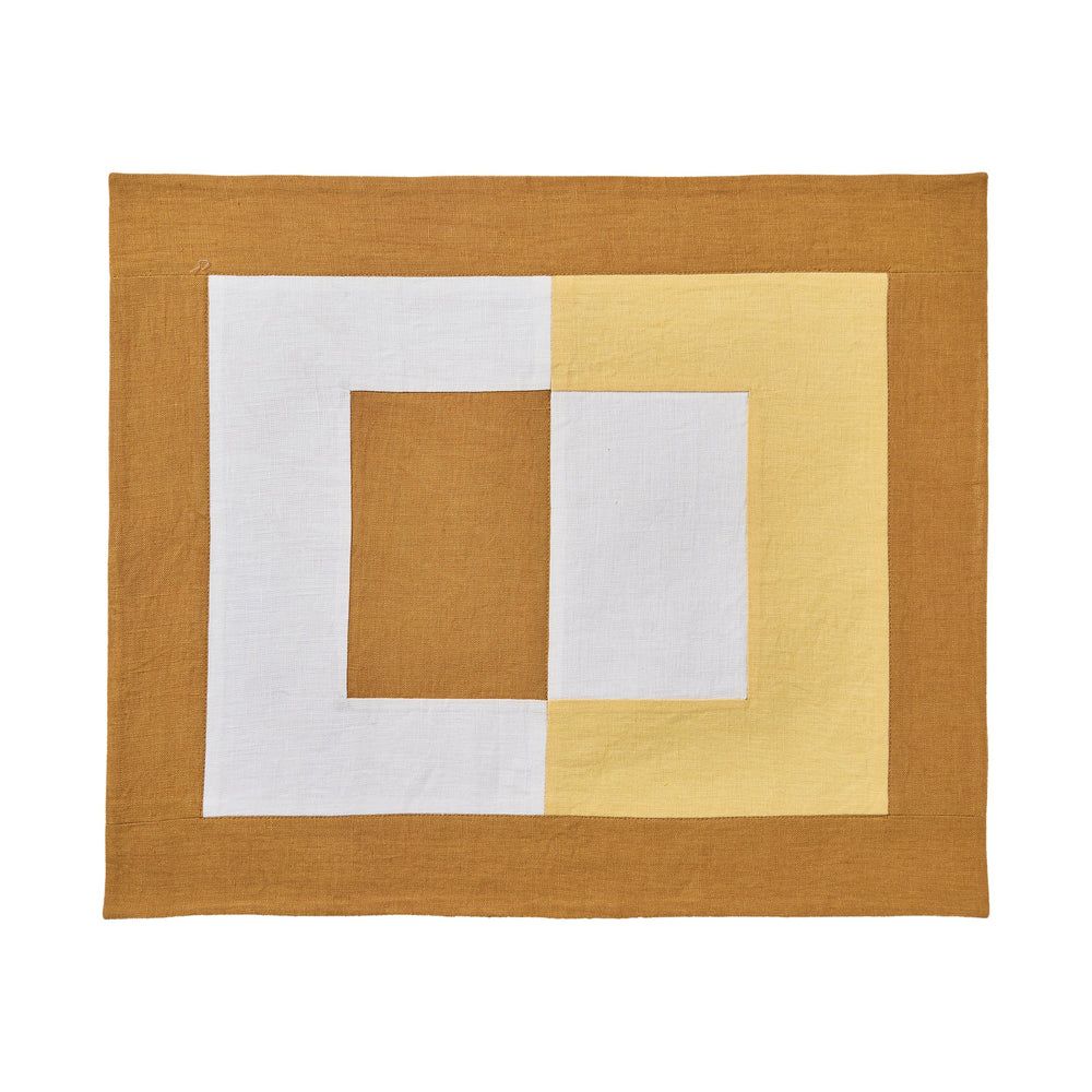 Bauhaus Embroidered Linen Placemat (Set of 4)