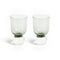 Bubble Glass Tumbler (Set of 2)  option Tourmaline Green