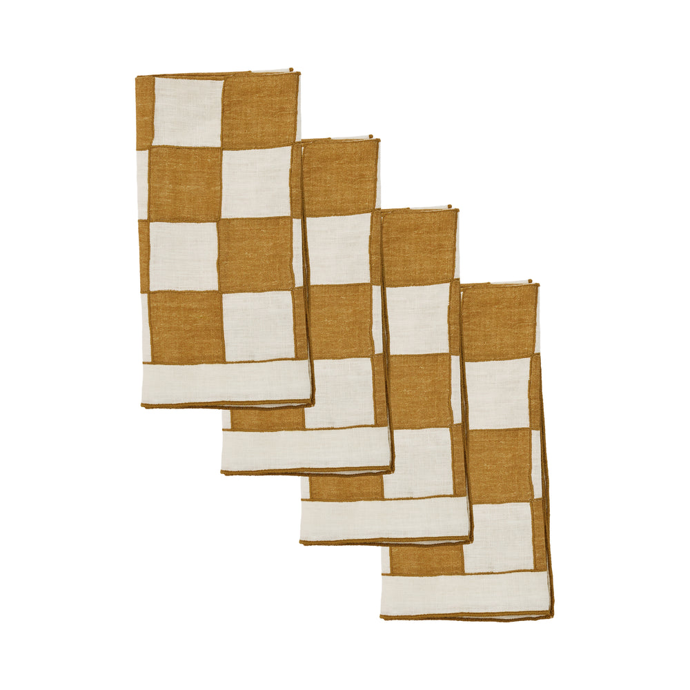 Chessboard Linen Napkin (Set of 4)