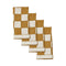 Chessboard Linen Napkin (Set of 4)  option Camel
