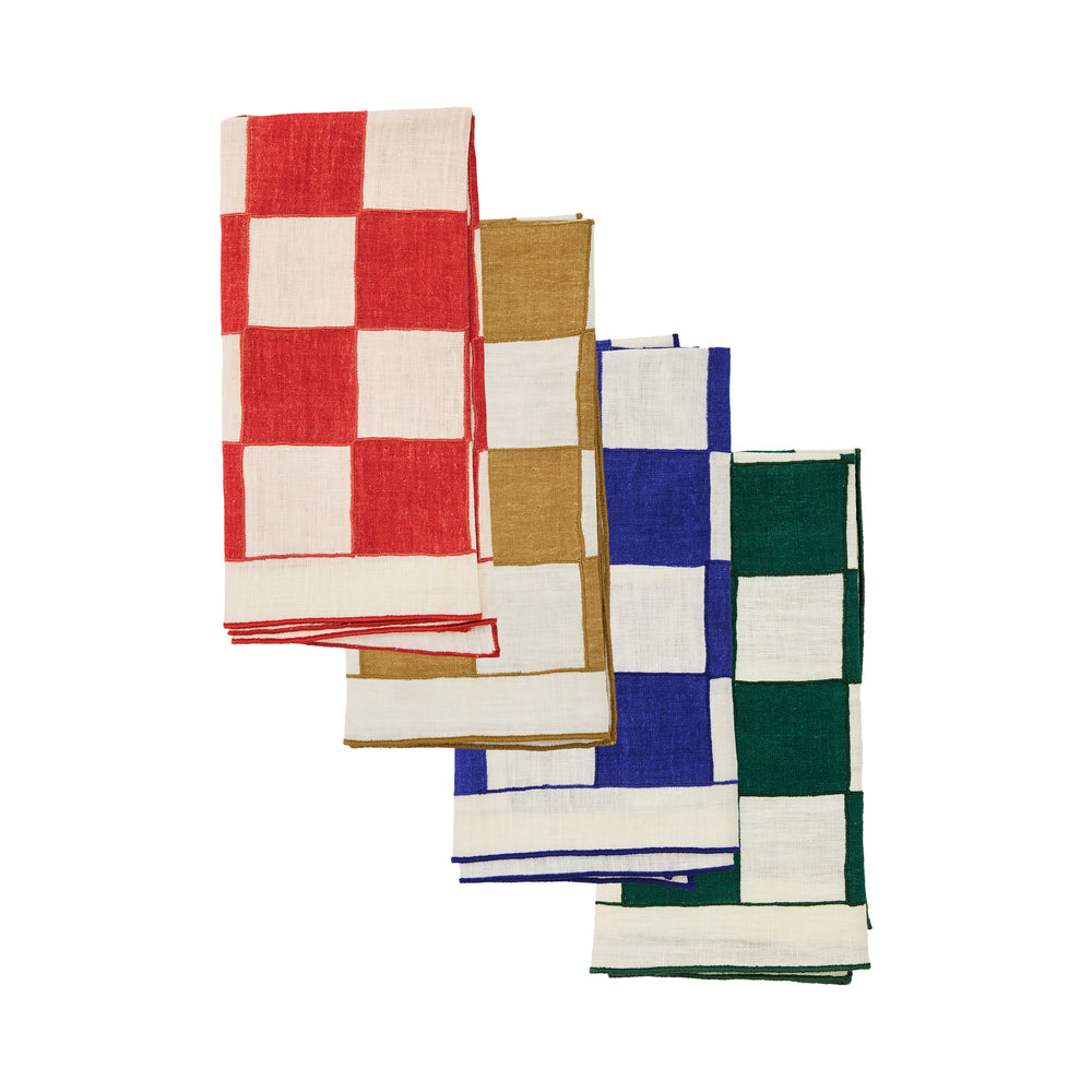 Chessboard Linen Napkin (Set of 4)