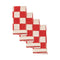 Chessboard Linen Napkin (Set of 4)  option Red