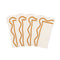 Colorblock Embroidered Linen Napkin (Set of 4)  option Amber