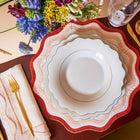 Colorblock Embroidered Linen Napkin (Set of 4)