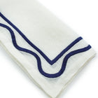 Colorblock Embroidered Linen Napkin (Set of 4)