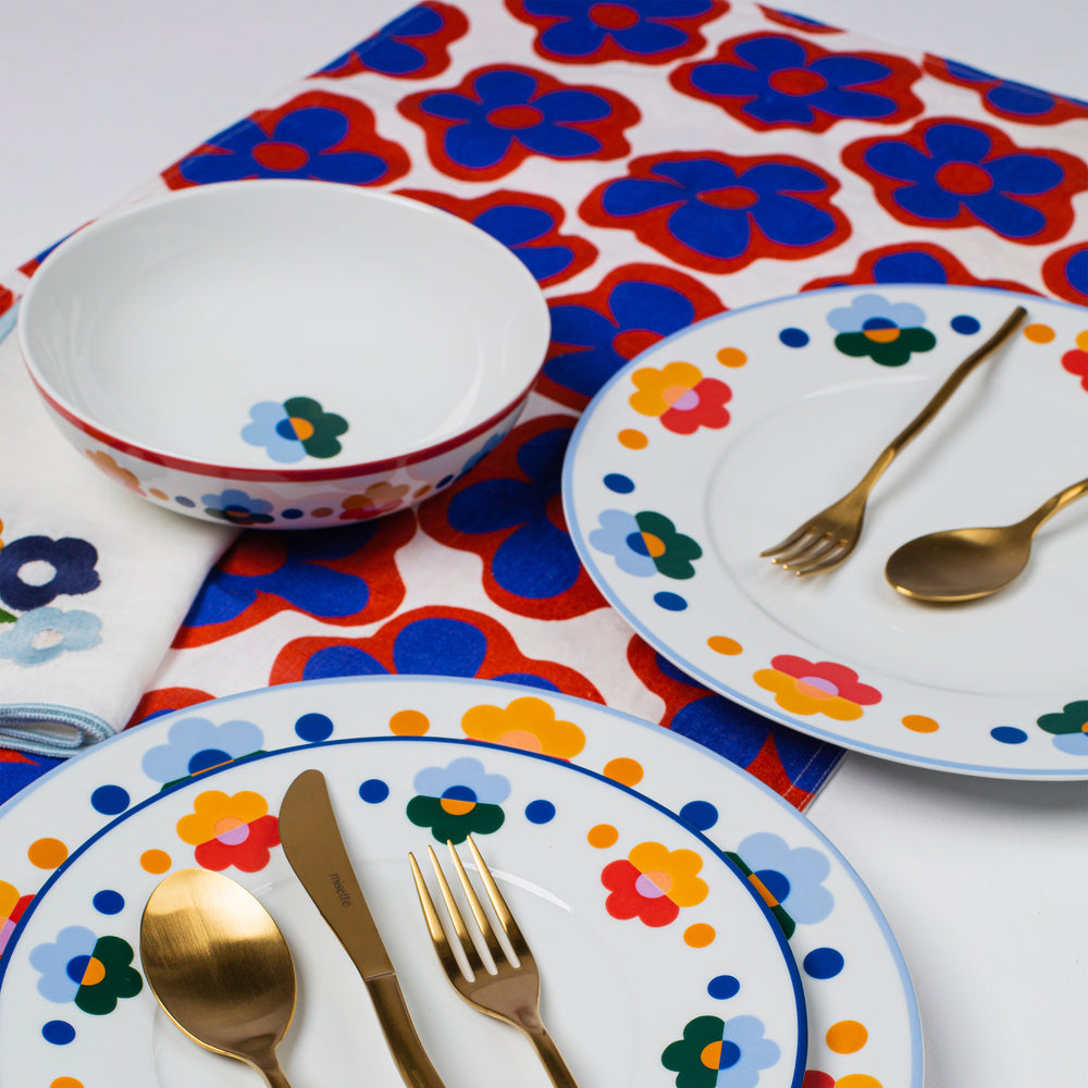 Floral Cereal Bowl (Set of 4)