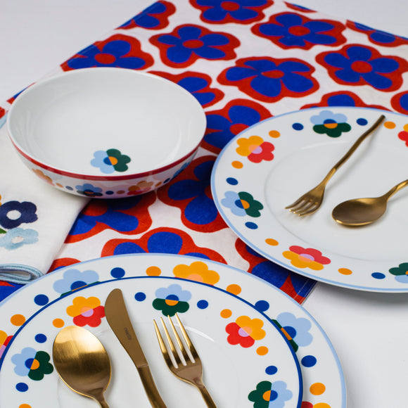 Floral Cereal Bowl (Set of 4)