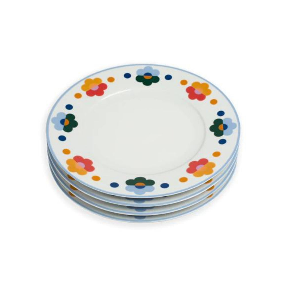 Floral Dinner Plate (Set of 4)