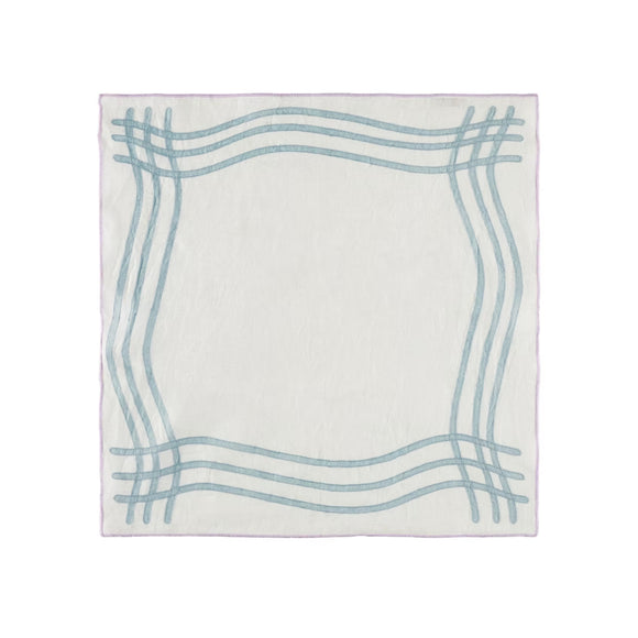 Grid Embroidered Napkin (Set of 4)