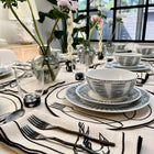 Line Drawing Salad Plate (Set of 4)