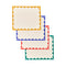Monaco Applique Border Linen Placemat (Set of 4)  option Multicolor