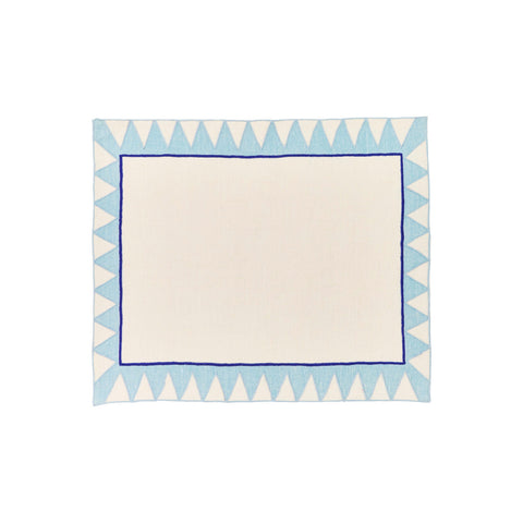 Monaco Chevron Embroidered Linen Placemat (Set of 4)